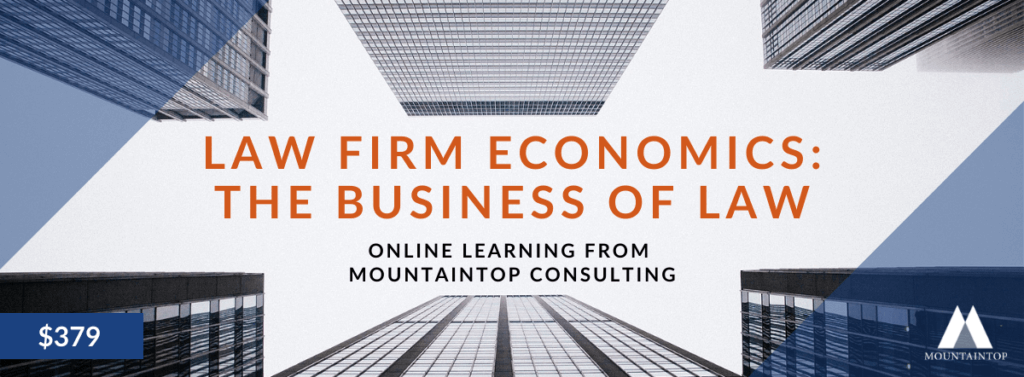 law firm economics online course