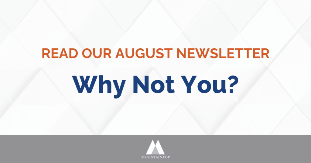 Read our August 2026 Newsletter
